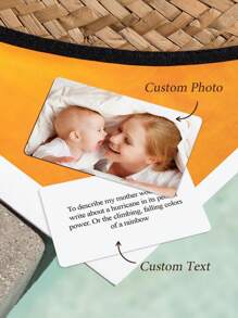 1pc Custom Mom Photo Wallet Card, Personalized Photo Wallet Insert Card, Custom Mom Photo Wallet Card, Personalized Engraved Wallet Card With Picture, Personalised Photo Wallet Purse Card, Wallet Card For Mom, Mother's Day Gift Pets, Grandparents, Children For Christmas, For Winter, For Fall/Autumn, For Holiday Treasure Finds, Winter Fashion, Christmas Gift, Personalized Christmas Ornaments, Personalized Gifts For Women/Men