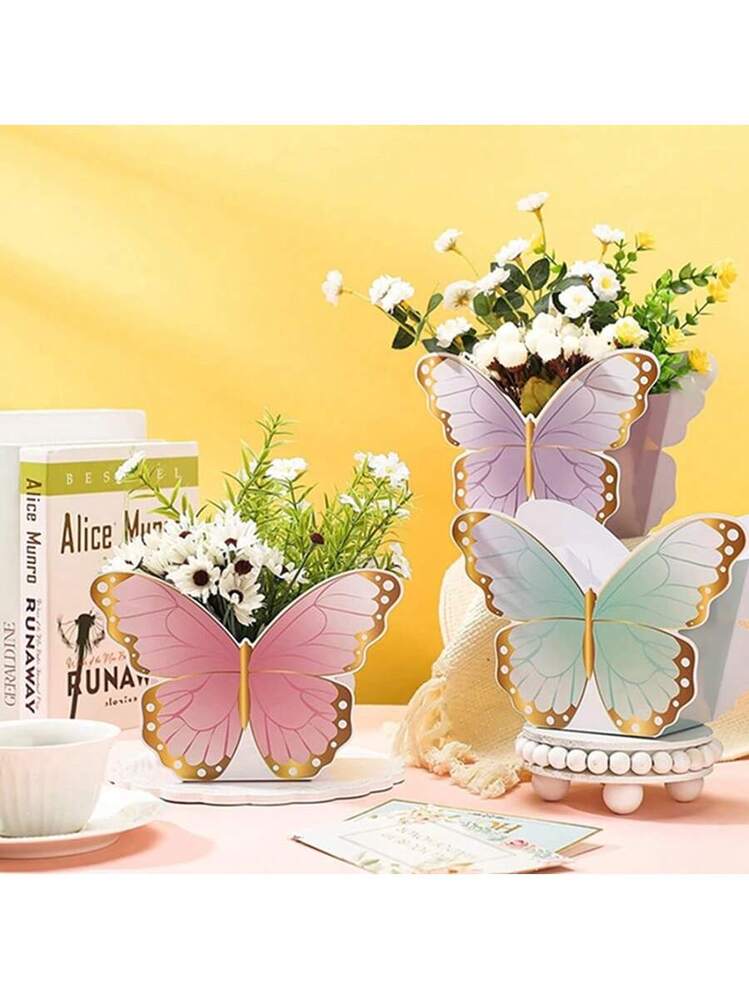 12 Centrotavola A Farfalla Per Feste – Decorazioni Da Tavolo Per Matrimoni, Baby Shower, Compleanni – Fai Da Te