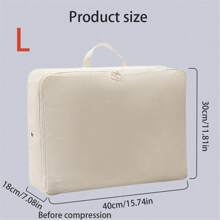 Nén Đóng Gói Khối Lập Phương Tủ Quần Áo Ngăn Kéo Áo khoác Puffer Lưu trữ Vali Hành Lý Có Thể Gập Lại Hộp Đựng Quần Áo Du Lịch Nén Túi Du Lịch Cần Thiết Cho Du Lịch Ba Lô Túi Du Lịch Vali Hành Lý Dụng Cụ Du Lịch Trở Lại Trường Học Di Chuyển Túi Sắp Xếp - Xám - Xem 8