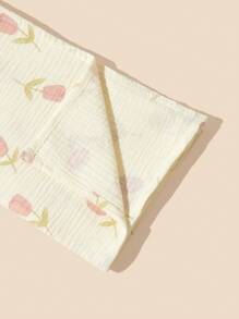 1pc Printed Pattern Soft & Comfortable Breathable Baby Swaddle Blanket - Multicolor - View 5