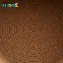 OYHOMO 1入組棕色獅子洗衣籃帶蓋，玩具儲物籃衣物襯子編織繩籃具有隱形手柄的家居裝飾收納盒 - 棕色 - 查看 9