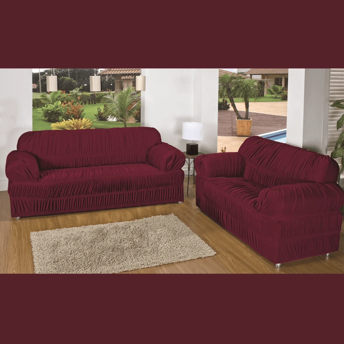 Capa de Sofá 3x2 lugares PROMOÇÃO 21 ELÁSTICOS