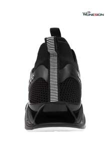 Valentine's Day Womens Running Shoes Festival Gift Athletic Tennis Sneakers Sports Walking Shoes - 黑色 - 查看 5