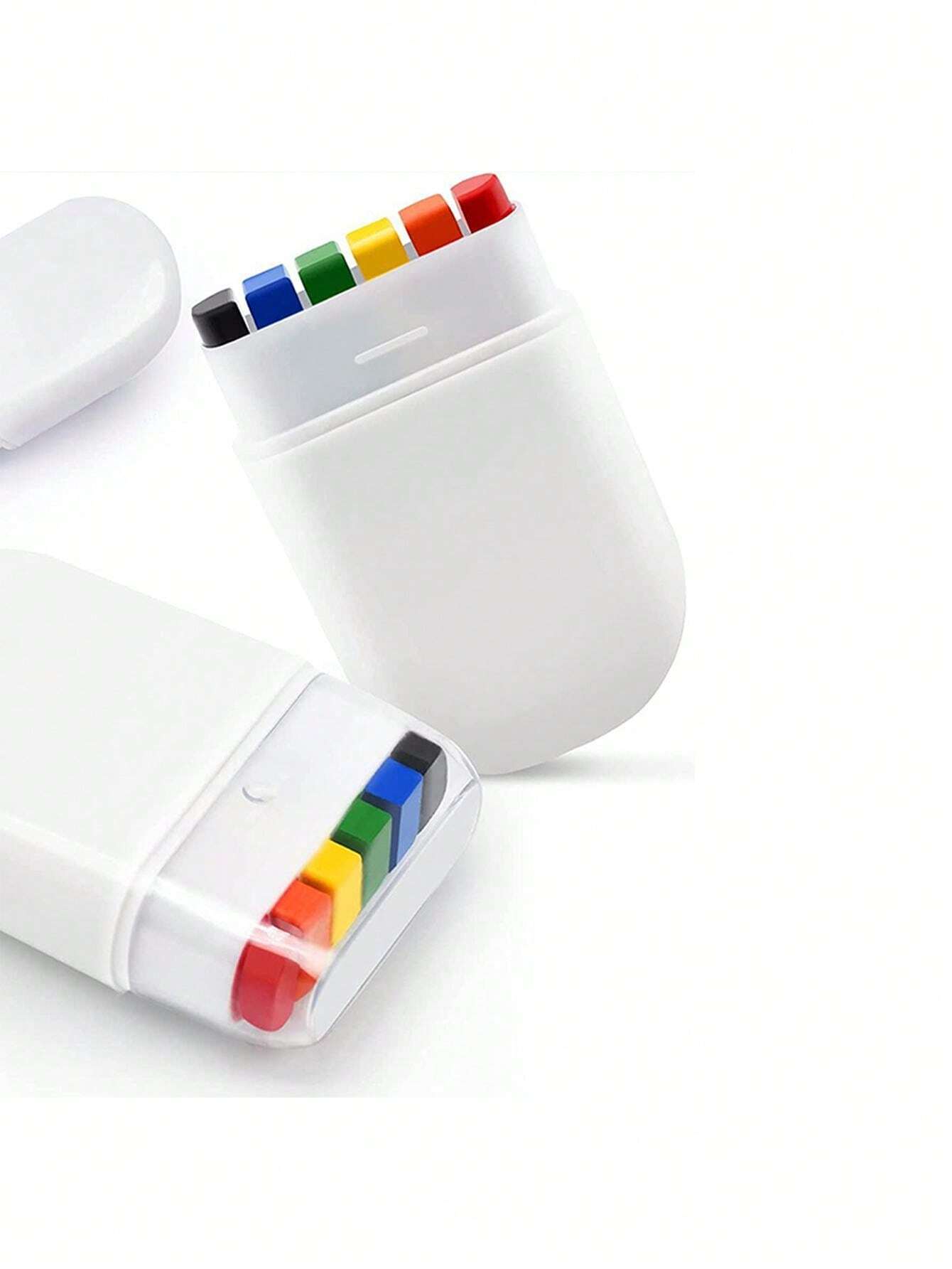1pc 6Color Rainbow Face Paint, Face Drawing, Halloween Rainbow Stripe