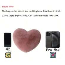 1入可愛心型布娃娃斜背包-手工手提包和鏈帶肩背包-完美適合時尚女士！ - 淡紫色 - 查看 5