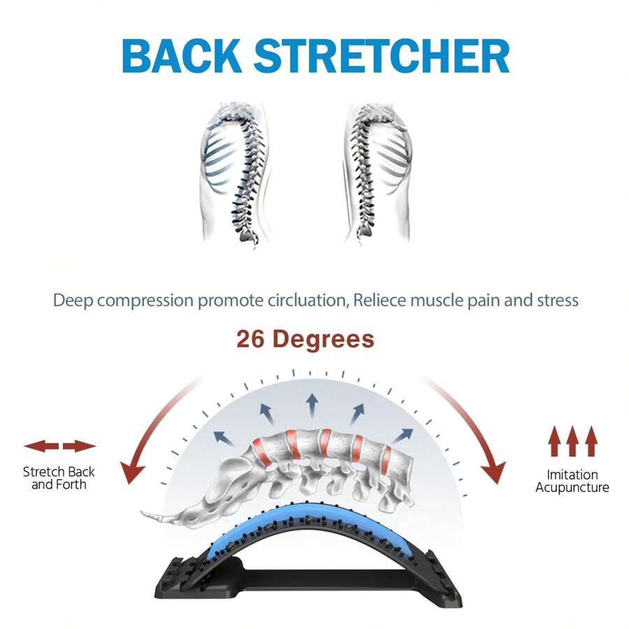back-stretcher-for-low-back-pain-relief-multi-level-back-with-magnet