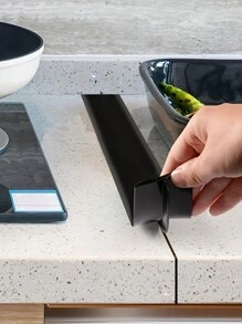 廚房防污密封條，矽膠高溫抗餐廚房縫隙條，抗油和髒污瓦斯爐縫隙柔軟密封條 - 黑色 - 查看 7