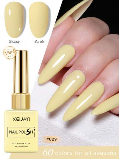  XEIJAYI 1Pc 15Ml Nail Gel Polish Set UV LED Soak Off Gel Polish: Get Creative With Colorful Mousse Gel Nail Polish For Home Salon Nail Art DIY For Nails