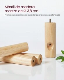 VASAGLE Coat Racks - 회색 - 보기 3