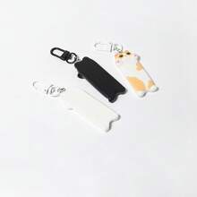 1pc cartoon schattige "knuffel me" kat sleutelhanger, student rugzak hanger, klein cadeau voor vrienden