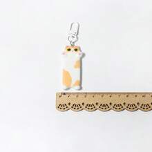 1pc cartoon schattige "knuffel me" kat sleutelhanger, student rugzak hanger, klein cadeau voor vrienden