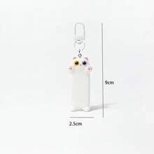 1pc cartoon schattige "knuffel me" kat sleutelhanger, student rugzak hanger, klein cadeau voor vrienden