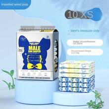 Dog Diapers For Male And Female Dogs, Color Changing Menstrual Pads, Pet Paper Diapers - Baby Blue - View 1