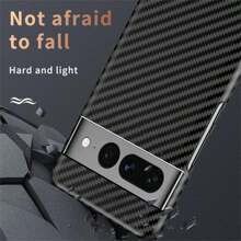 Ốp Điện Thoại Sợi Kevlar Aramid Cho Pixel 8 Series (7/7A/7Pro/Hard Case/Pixel 8Pro) - màu đen - Xem 6