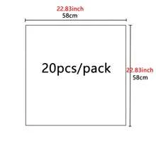 1 paquet de papier d'emballage imperméable de couleur unie pour bouquet de fleurs. Matériel pour fleuriste incluant 20 feuilles