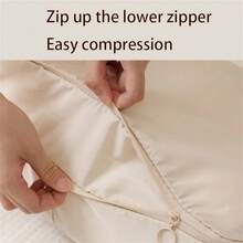 Nén Đóng Gói Khối Lập Phương Tủ Quần Áo Ngăn Kéo Nóc Áo Lưu Trữ Có Thể Gập Lại Hành Lý Vali Người Tổ Chức Nén Túi Đựng Quần Áo Du Lịch - màu đen - Xem 5