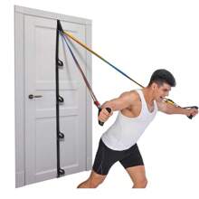 Tür Widerstandsband, ohne Bohren oder Installation erforderlich, Fitnessgerät für Heimstudio, tragbare Trainingsausrüstung