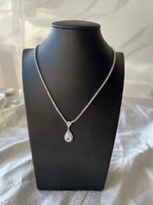 Women Pendant Necklaces - 銀色 - 查看 1