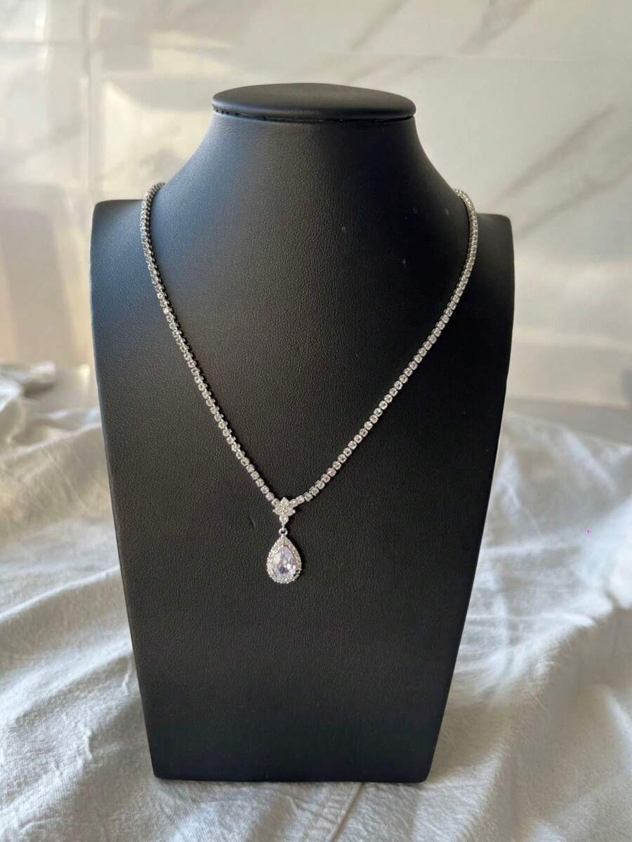 Women Pendant Necklaces - 銀色 - 查看 1