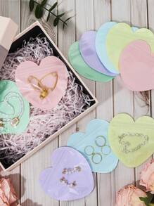 20pcs-Heart Shaped Packaging Bags Valentine's Day Small Jewelry Bags Transparent Resealable Bags Cute Treat Bags For Business Wedding Birthday Festival Party Favor Supplies,Valentine's Day Decorations, Valentine's Day Gift Bags,Easter Gift Bag, Mother's Day Decoration, Mother's Day Gift, Mother's Day Gift Bag