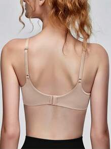 Temporada de Férias Sutiã Ultradelgado Lingerie Nupcial Belas Costas Tubo Top Respirável Sutiãs Sem Costura Meia-Taça Sutiã Push-Up Macio Confortável Sem Arame Lingerie Elástica Sexy Cropped Top