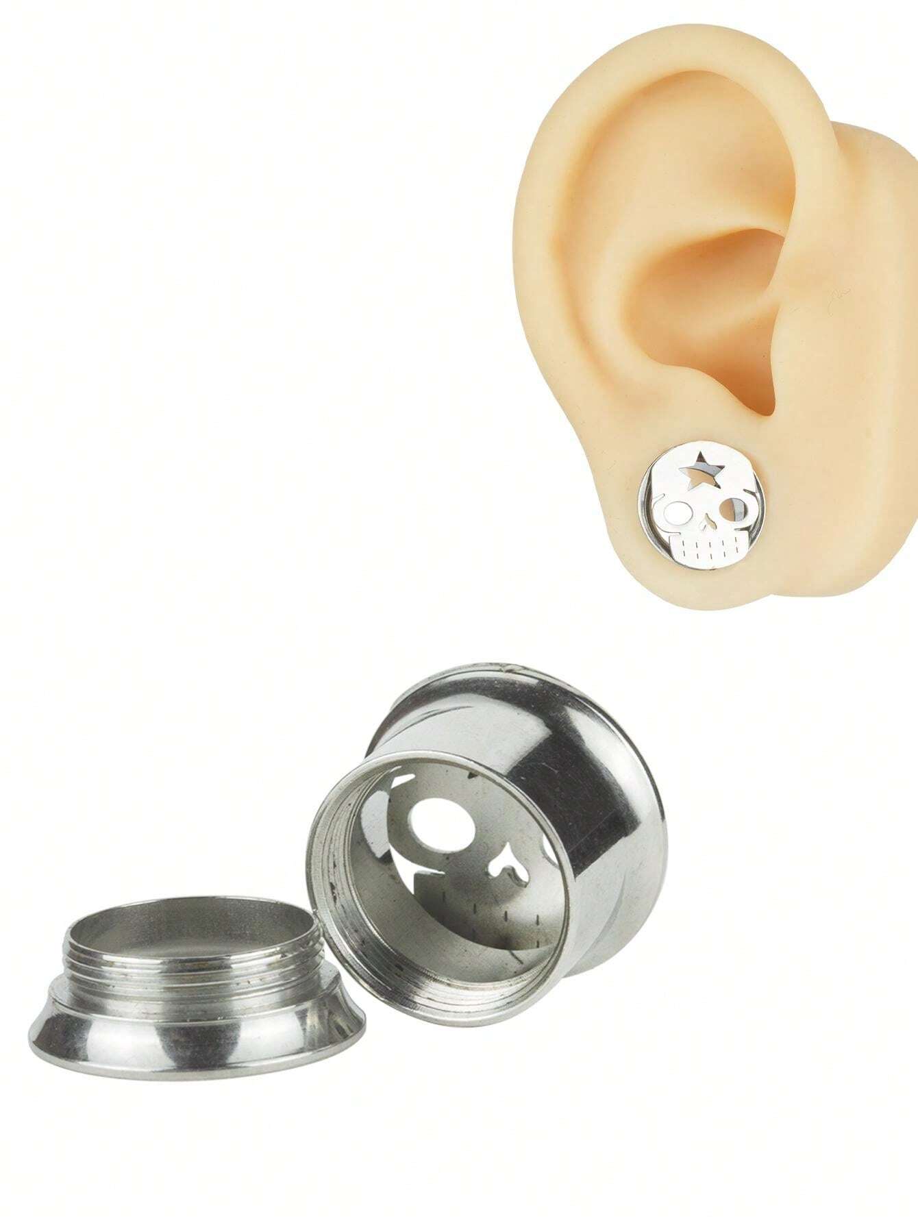 Orecchini a cuore in acciaio inox - Italia