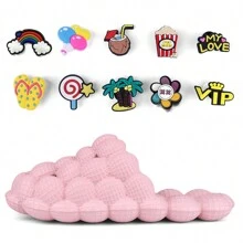 Bubble Slides Cushioned Funny Bubble Slippers With Charms Unisex Cloud Slide Sandals Non-Slip Spa Massage House Slippers
