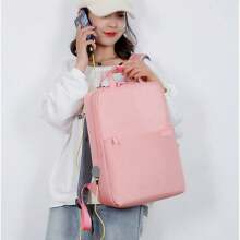 Women Functional Backpacks - 粉色 - 查看 2