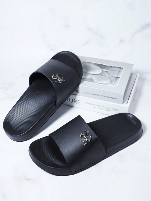 Men Casual PVC Strap Comfortable Slippers Soft EVA Beach Flip Flops