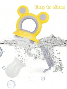 Chupete para alimentos de bebé de silicona 3 en 1, alimentador de frutas y verduras para alimento y suplemento alimenticio