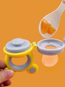 Chupete para alimentos de bebé de silicona 3 en 1, alimentador de frutas y verduras para alimento y suplemento alimenticio