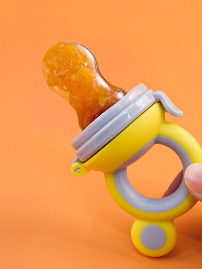 1PZ 3 in 1 Pappa siliconica per neonati, succhietto per frutta e verdura per alimentazione e integratori