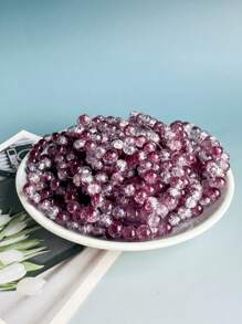 50pcs/100pcs/200pcs/500pcs 6mm/8mm Glass Beads DIY Jewelry Making Craft Supplies For Necklaces, Bracelets, Clothing, Accessories, Phone & Bag Decoration, Dual Color A+B Mix