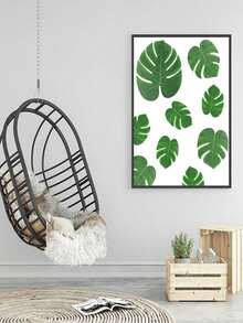 68入組11款金色人工棕櫚葉套裝，適用於熱帶派對裝飾，路易斯叢林和夏威夷主題派對裝飾，畢業裝飾 - 墨綠色 - 查看 4