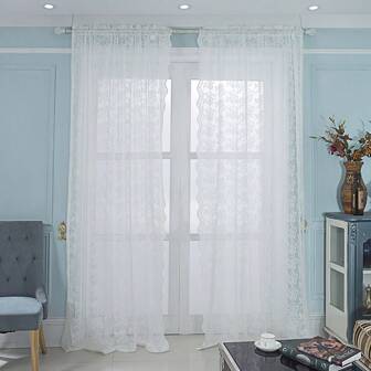 Jacquard Lace Window Sheer
