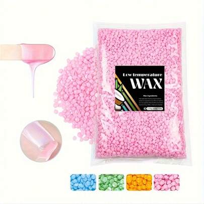 500g Wax Beads, Hard Wax Beans  Wax Beads For Hair Removal  For Full Body Brazilian Bikini Face Legs Eyebrow Painless At Home For Woman Men