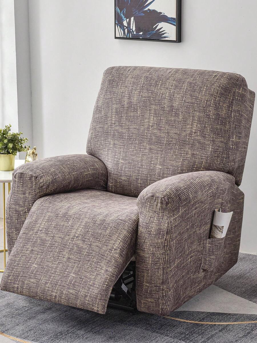 1個印花彈性躺椅沙發套1/2/3座 - 彩色 - 查看 1