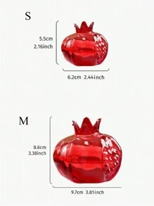 1 pièce Petit vase à fleurs vintage en verre en forme de grenade, décoration d'intérieur, vase à fleurs de bureau pour les arrangements floraux et la plantation aquatique, cadeau de fête