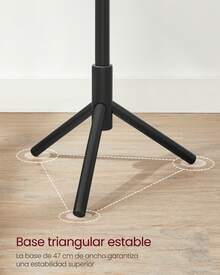 VASAGLE Coat Racks - Black - View 2