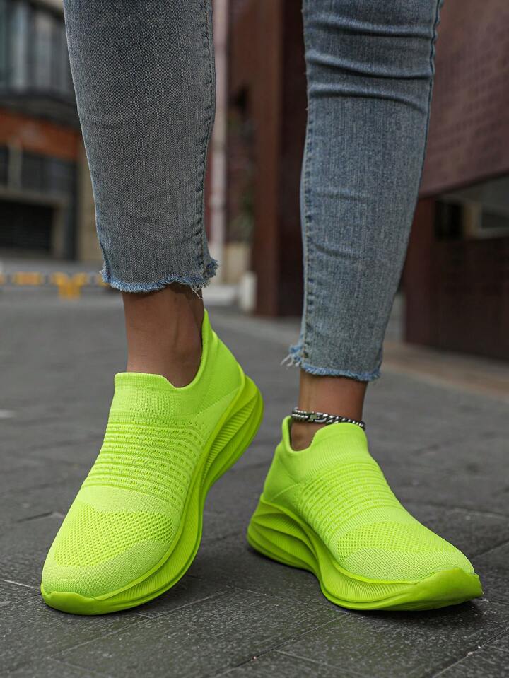Fluorescent colour shoes store
