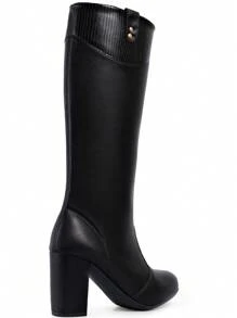 Lumiss Women Knee-High Boots - màu đen - Xem 6