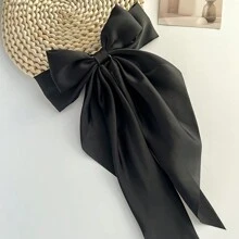 1/3/Pcs/Conjunto 24 Grampos de Cabelo Grandes de cetim Multicoloridos Fashion com Laços Oversized para Mulheres, Meninas, Novidades na Primavera, Vintage, Presilhas de Cabelo de Barrete de Metal com Laço Grande para Acessórios de Cabelo - Multicolorido - Visão 28