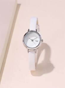 Simple & Elegant Small Leather Strap Watch For Female Students