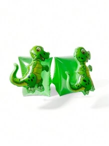 Inflatable Arm Bands For Swimming Pool, Water Games And Swimming - Green - View 2