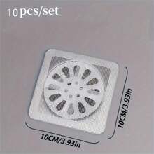10-Pack Plastic Drain Filters, Hair Catchers & Plugs For Bathroom & Kitchen Sinks, Essential Bathroom Accessories, Ideal For Christmas/Halloween Gift Decorations