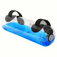 1入組承重水袋，能量袋，舉重深蹲力量訓練，健身灌水腰帶，充氣泵 - 無色 - 查看 4