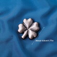 1PC Natural Crystal Stone Four Leaf Clover Statue Gemstone Crystal Reiki Home Decoration - Gold Obsidian - View 6