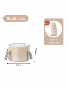 1 pieza de cuenco de baño de pies portátil plegable - Alivia y refresca tus pies en cualquier lugar y en cualquier momento para mujeres y hombres