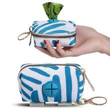 1入防漏寵物糞便袋，耐用和防臭，便攜式一次性貓砂袋，適用於食物清潔，適合戶外旅行 - 彩色 - 查看 3