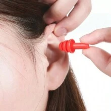 Sleep & Snoring 10PCS Ear Plugs Sound Insulation Waterproof Silicone Ear Protection Earplugs Anti-Noise Sleeping Plug - Apricot - View 5